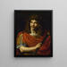 Molière 1622-1673 i rollen som Cæsar i La Mort de Pompée - Nicolas Mignard — indrammet kunstværk på væggen