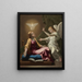 Annonciation - Nicolas Poussin — indrammet kunstværk på væggen