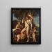 Bacchus Apollon - Nicolas Poussin — indrammet kunstværk på væggen