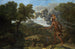 Orion blindende maleri, der søger den opgående sol - Nicolas Poussin — visning af kunstværket