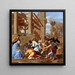 L'Adoration des Mages - Nicolas Poussin — indrammet kunstværk på væggen