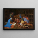 L'Adoration des bergers - Nicolas Poussin — indrammet kunstværk på væggen