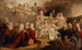 Louis XV's forlovelsesallegori med den infante Marie-Anne-Victoire af Spanien, 1722 - Nicolas de Largillière — visning af kunstværket