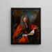 portræt af Charles-Éléonor Aubry Marquis de Castelnau - Nicolas de Largillière — indrammet kunstværk på væggen