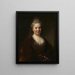 Portrait of Madame Léon de la Méjenelle - Nicolas de Largillière — indrammet kunstværk på væggen