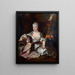 Portrait af Marie-Louise-Élisabeth d'Orléans, hertuginde af Berry 1695-1719 - Nicolas de Largillière — indrammet kunstværk på væggen
