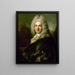 Portrait of Pierre Cadeau de Mongazon - Nicolas de Largillière — indrammet kunstværk på væggen