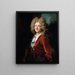 Portrait af en mand - Nicolas de Largillière — indrammet kunstværk på væggen