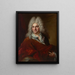 Portrait af en herre - Nicolas de Largillière — indrammet kunstværk på væggen