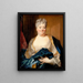 Stina Lillie - Nicolas de Largillière — indrammet kunstværk på væggen