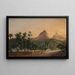 Vue de Rio de Janeiro depuis le quartier Cosme Velho - Nicolau Antonio Facchinetti — indrammet kunstværk på væggen