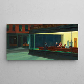 Nighthawks - Edward Hopper | Kunsttryk Vægdekoration maleri plakat kopi