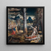 Pyramus og Thisbe - Niklaus Manuel — indrammet kunstværk på væggen