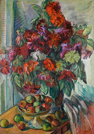 Nikolai Alexandrovich Tarkhov - Nature Morte aux Fleurs et Pommes.webp
