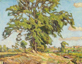 Nikolai Alexandrovich Tarkhov - Tree Outside the Village.webp