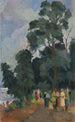 Ved søbredden - Nikolai Mikhailovich Grigoriev — visning af kunstværket