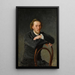 Portrait af Nikolaï, kunstnerens søn - Nikolai Nikolaevich Ge — indrammet kunstværk på væggen