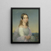 Princesse Eugénie - Nils Jakob Olsson Blommér — indrammet kunstværk på væggen