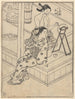 Les toilettes - Nishikawa Sukenobu — visning af kunstværket