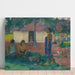 Reproduktion af maleriet No te aha oe riri (Hvorfor er du vred) - Paul Gauguin