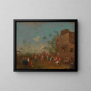 Norbert Joseph Carl Grund - Tanz vor der Schenke nach der Hochzeit.webp