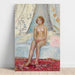 Reproduktion af maleriet af det siddende tableau i en alcove - Henri Lebasque