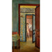 Reproduktion af maleriet Henri Lebasque - Kunsttryk af maleri "Nu Mettant sa Chemise dans un Intérieur"