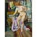 Reproduktion af maleriet Nu à la Draperie - Suzanne Valadon