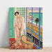 Reproduktion af maleriet af Natscene med vindue - Henri Matisse
