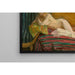 Reproduktion af maleriet af det nøgne maleri ved divanen - Henri Lebasque