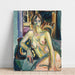 Reproduktion af maleriet af Nude, Sitting on the Couch - Edvard Munch