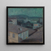 Nat i Nice - Edvard Munch — indrammet kunstværk på væggen