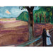 Reproduktion af maleriet Sommernat aften maleri - Edvard Munch