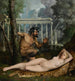 Nymfe og satyr - Adolphe-Alexandre Lesrel — visning af kunstværket