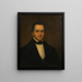 Joseph H. Mather - Obadiah Dickinson — indrammet kunstværk på væggen