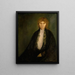 Portrait af forfatteren Rota Margrethe Vullum - Oda Krohg — indrammet kunstværk på væggen
