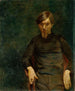 Portrait af den svenske maler Ivar Arosenius - Oda Krohg — visning af kunstværket