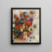 Bouquet de fleurs - Odilon Redon — indrammet kunstværk på væggen