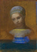 Buste af barn - Odilon Redon — visning af kunstværket