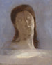 Yeux fermés - Odilon Redon — visning af kunstværket