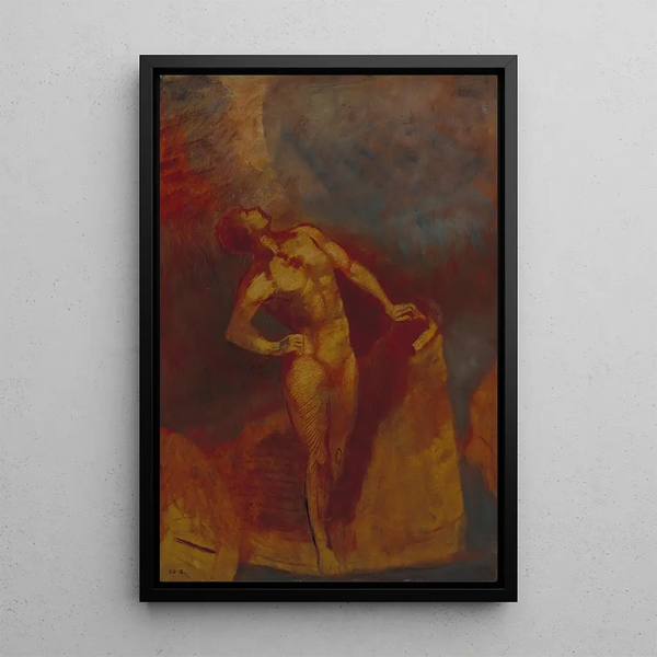 Esquisse for Le Char d'Apollon - Odilon Redon — indrammet kunstværk på væggen