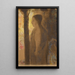 Figur foran et træ - Odilon Redon — indrammet kunstværk på væggen