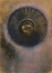 Tête dans une auréole - Odilon Redon — visning af kunstværket