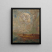 La Barque - Odilon Redon — indrammet kunstværk på væggen