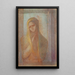 La Souffrance - Odilon Redon — indrammet kunstværk på væggen