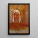 La Vierge d'Aurore - Odilon Redon — indrammet kunstværk på væggen