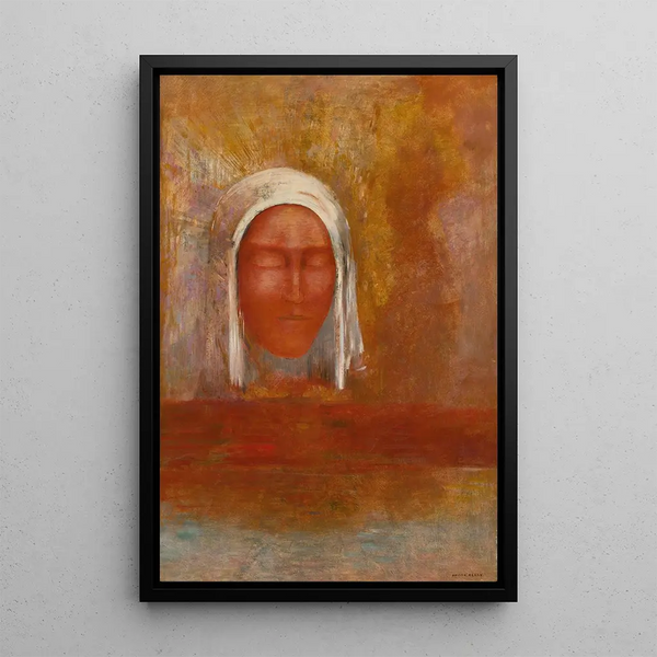 La Vierge d'Aurore - Odilon Redon — indrammet kunstværk på væggen