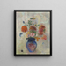 Stor vase med blomster - Odilon Redon — indrammet kunstværk på væggen