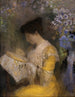 Madame Arthur Fontaine Marie Escudier født i 1865 - Odilon Redon — visning af kunstværket
