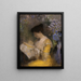 Madame Arthur Fontaine Marie Escudier født i 1865 - Odilon Redon — indrammet kunstværk på væggen